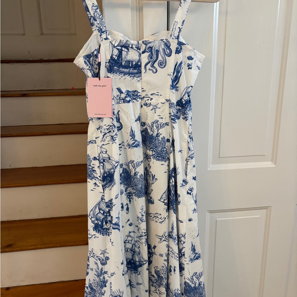 Avec Les Filles Blue Toile Mermaid Sea Creature NWT size 4 - Picture 6 of 6